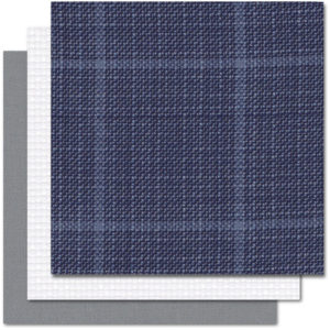 Layered Blue Tweed