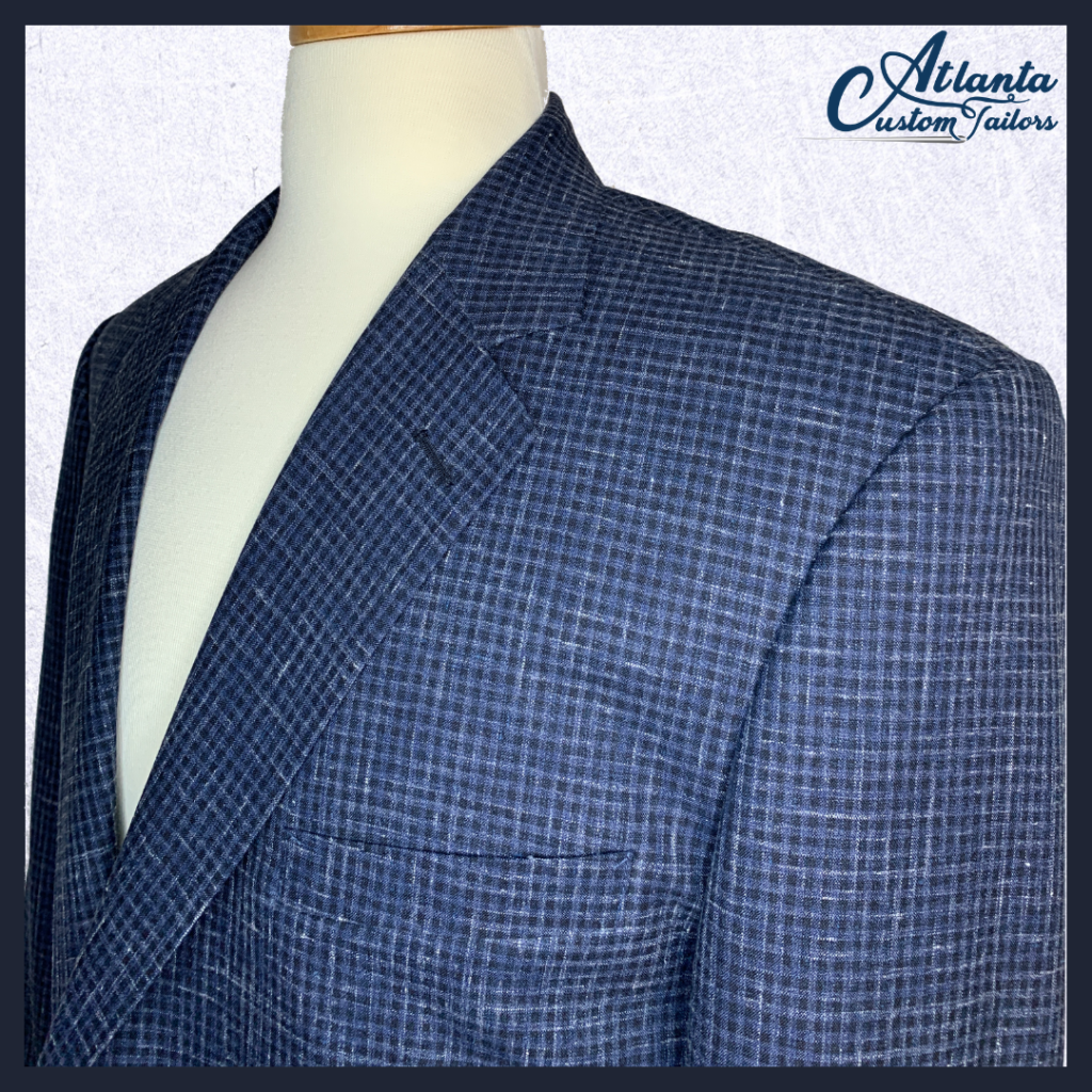 new wool-linen-silk suit fabric blend