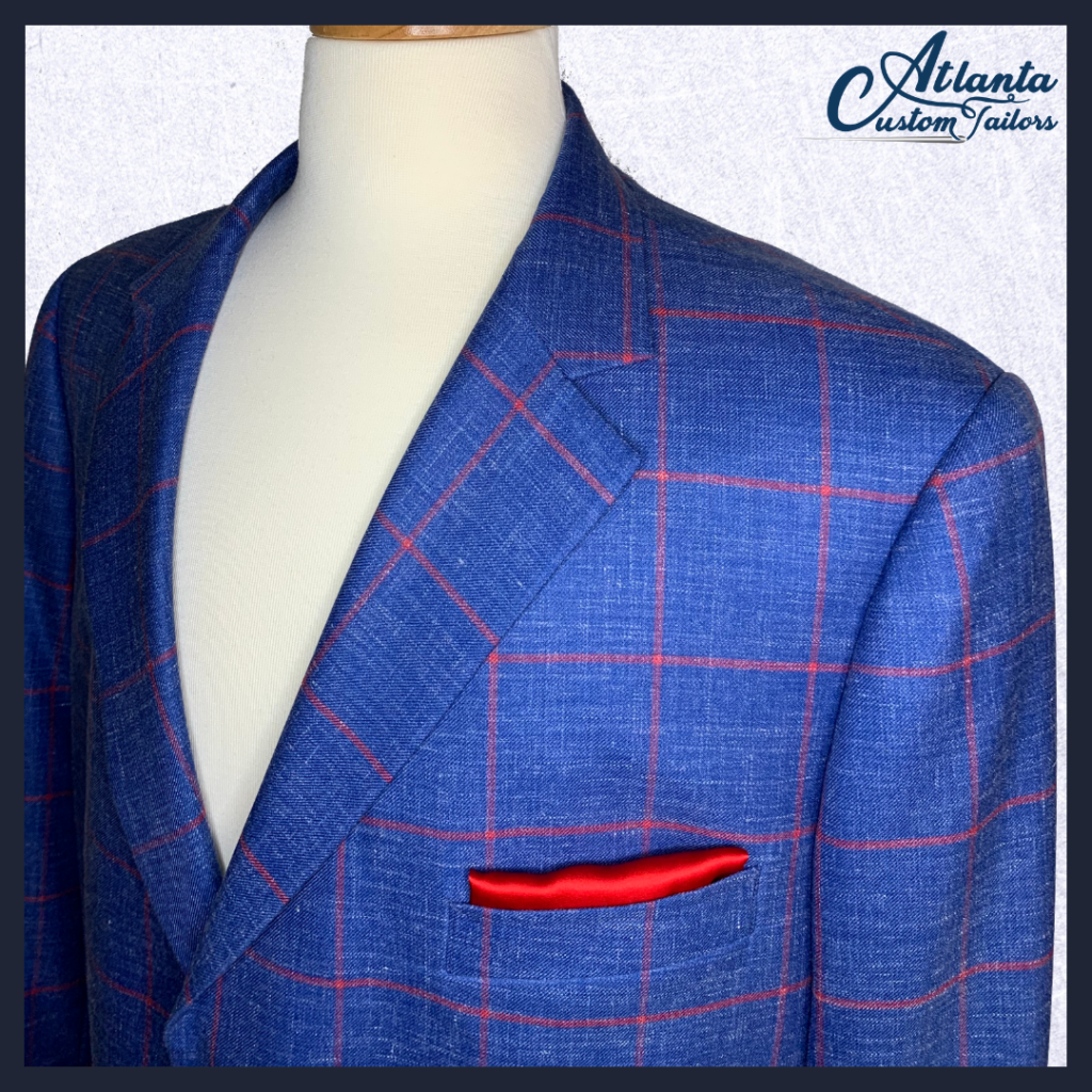 new wool-linen-silk suit fabric blend